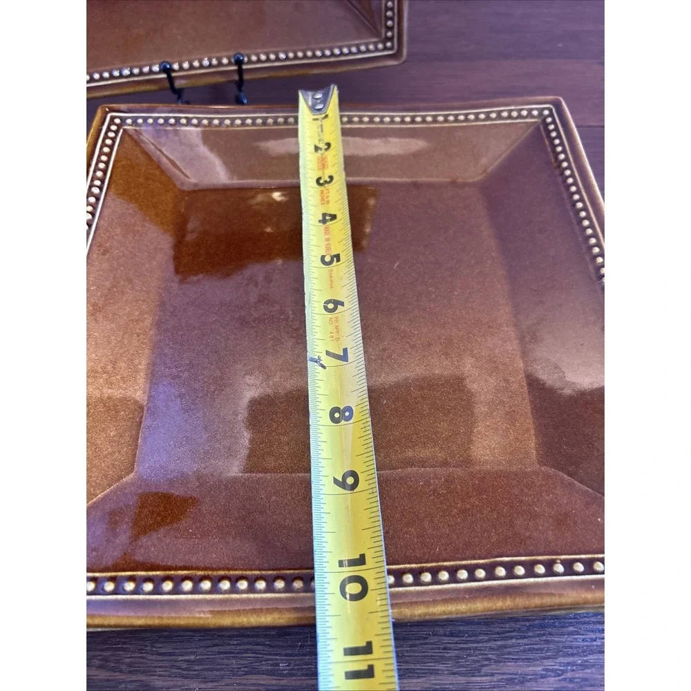 Set of 4- Pier 1 SPICE ROUTE Toffee 10 1/2